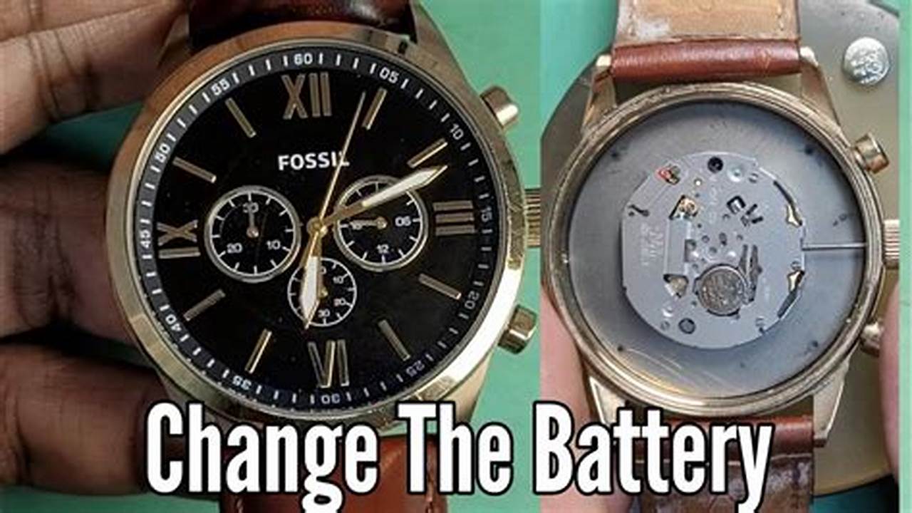 A Comprehensive Guide: Changing Fossil Watch Batteries with Ease