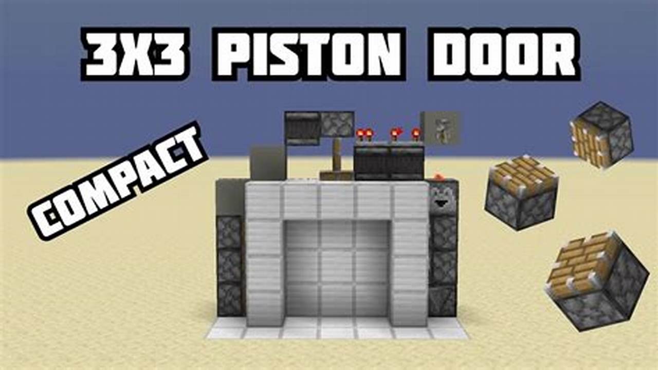 The Ultimate Guide to Crafting a 3x3 Piston Door in Minecraft 1.21