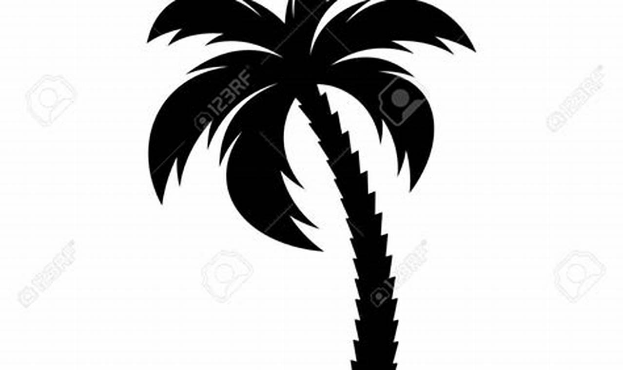 Easy Guide: How to Draw a Black Bendy Palm Tree