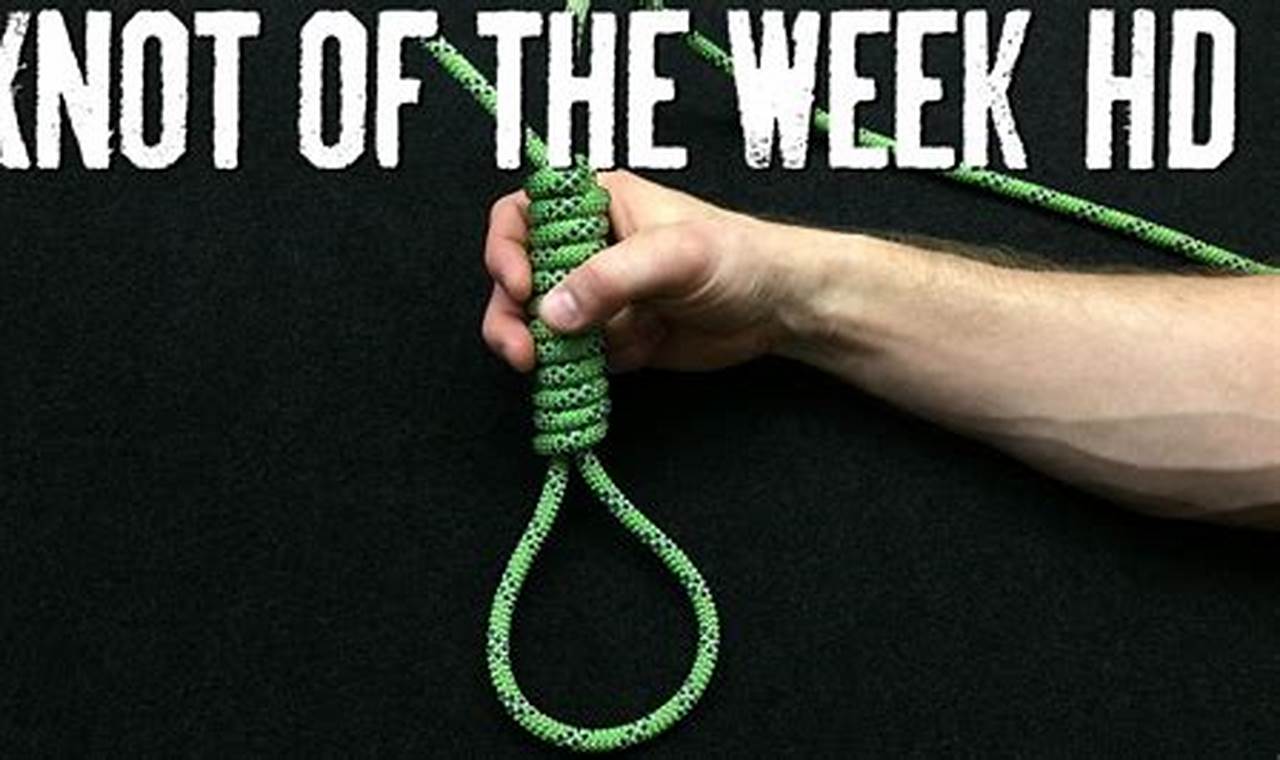 How To Tie A Hangman's Noose: A Step-by-Step Guide