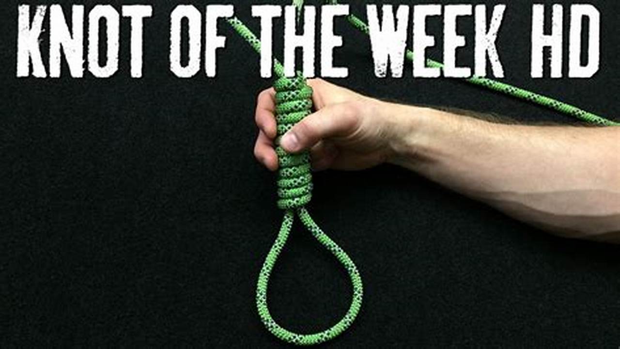 How To Tie A Hangman's Noose: A Step-by-Step Guide