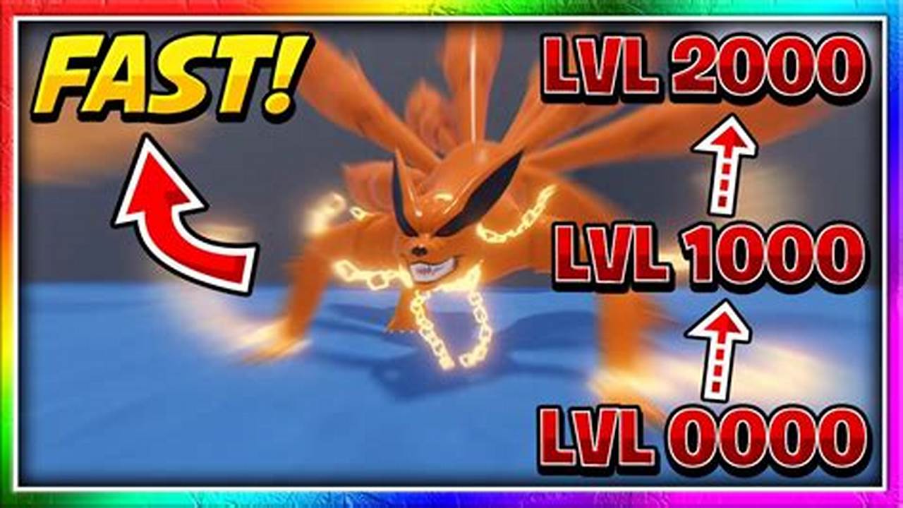 How To Level Up Ten Tails Fast In Shindo Life