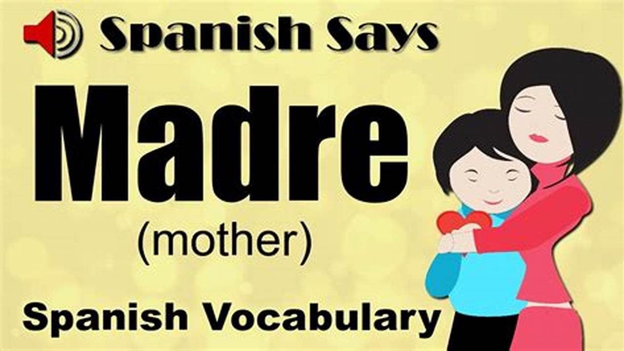How To Say Mom In Spanish