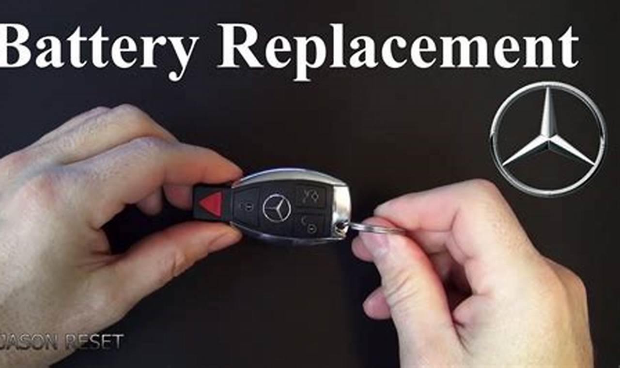 Easy Guide: How to Replace Your Mercedes Key Fob Battery