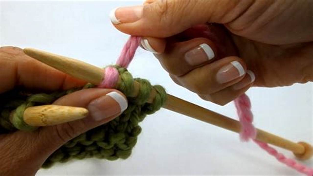 How To Add Yarn When Knitting