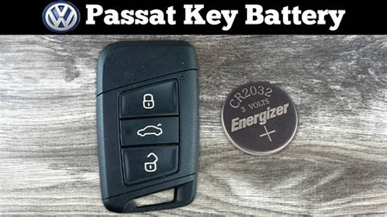 How To Replace Battery In Vw Key Fob