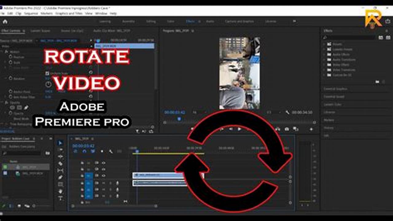 How To Rotate Video In Premiere