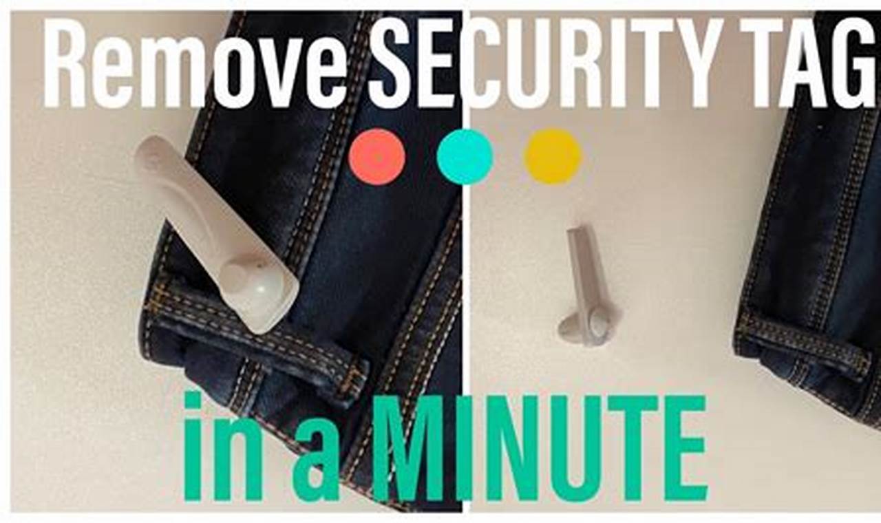 How To Safely Remove A Security Tag From Clothing Without Damaging It