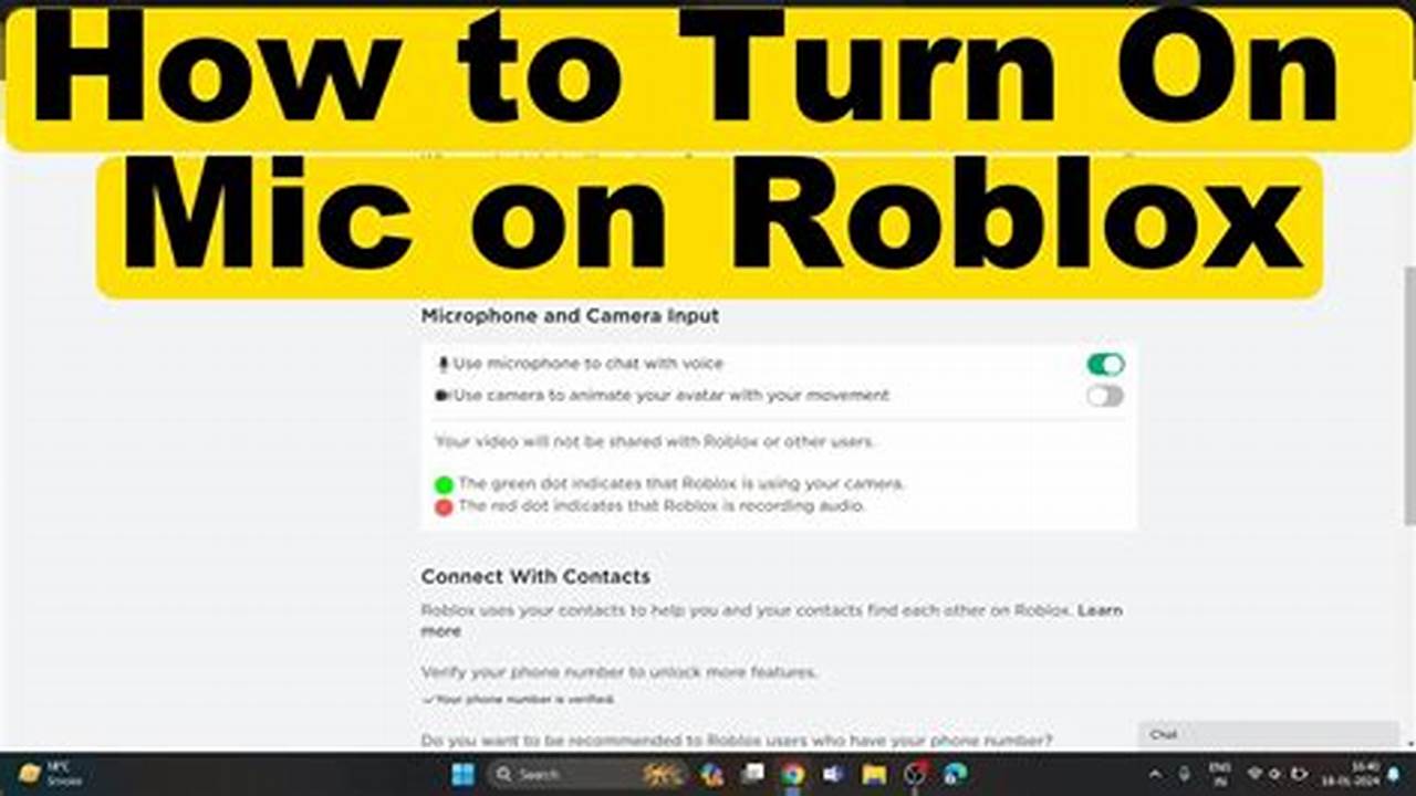How to Remove the Microphone Icon from Roblox - Quick and Easy Guide