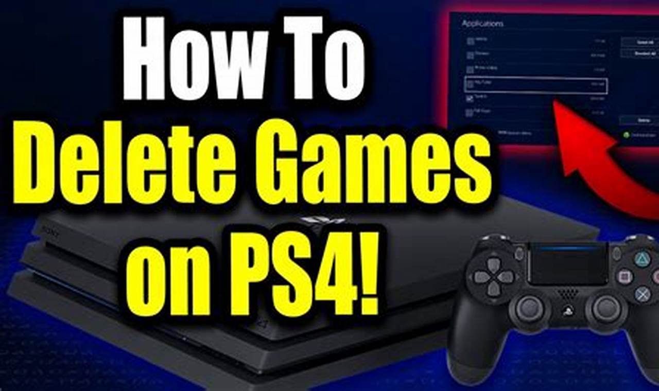 How to Remove Games from PS4: A Beginner's Guide