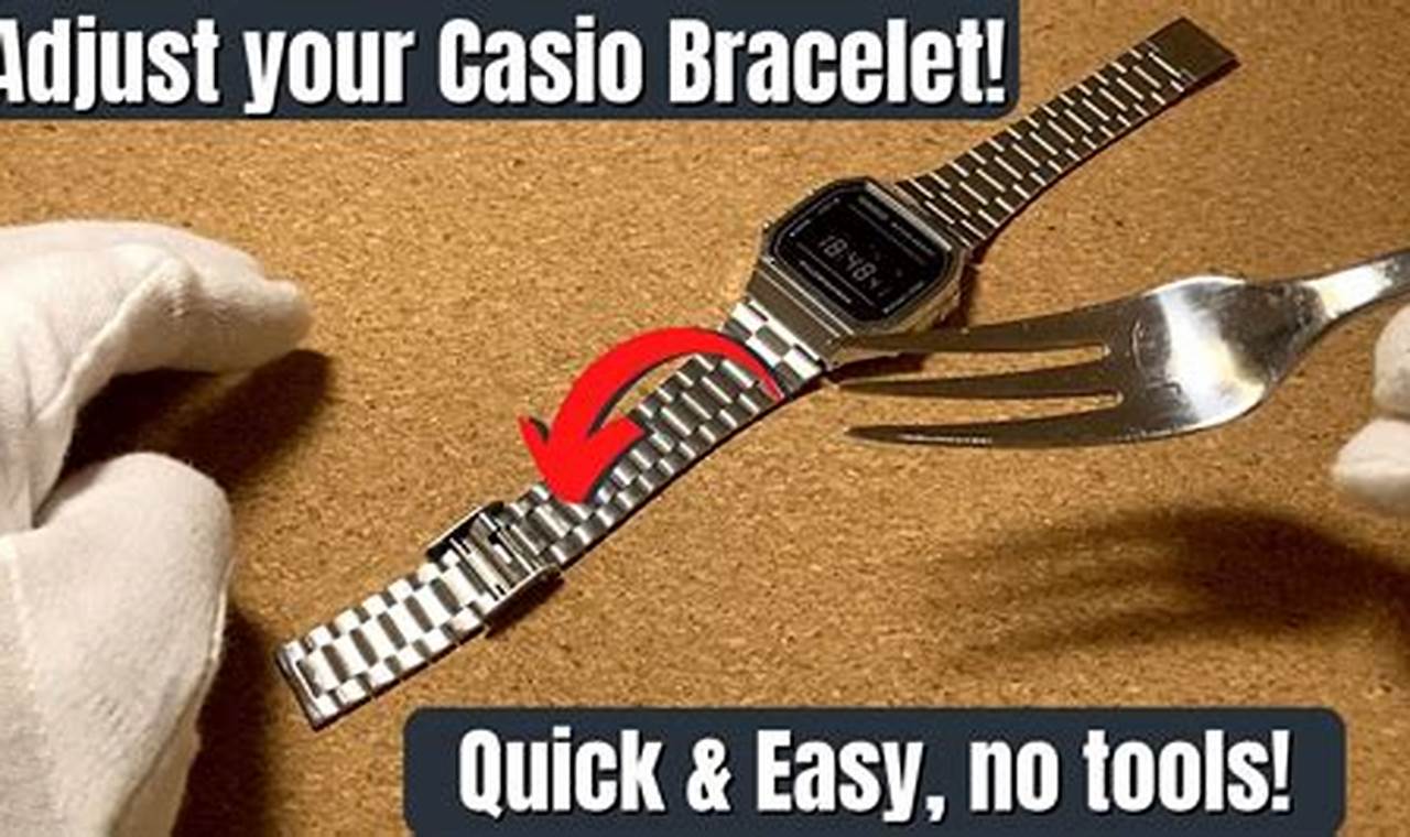 How To Resize A Casio Watch Band: The Ultimate Guide