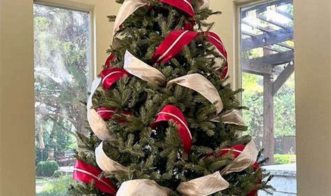 A Comprehensive Guide to Ribboning Your Christmas Tree: Step-by-Step Instructions