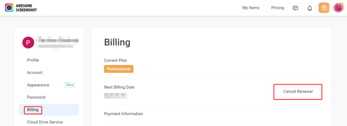 How to cancel nexwave auto renewal