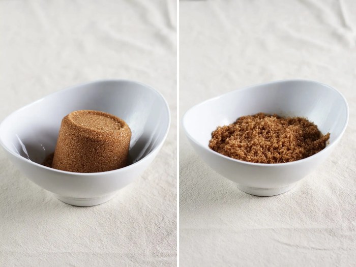 How to soften rock-hard white sugar