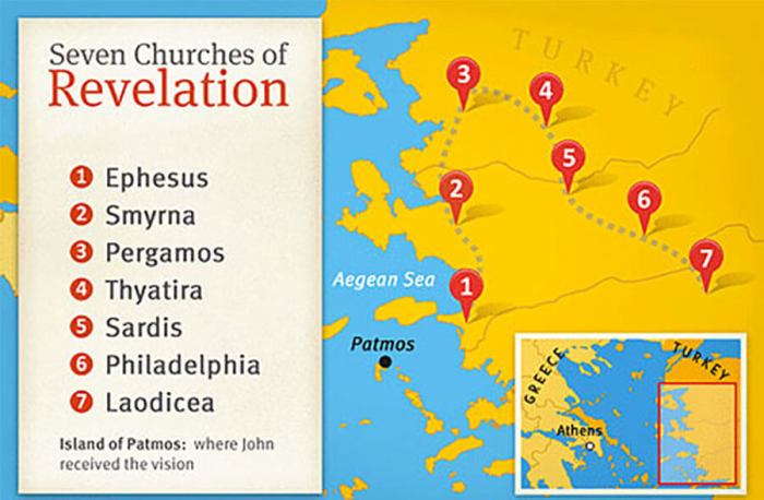 Seven Church buildings of Revelation Tour A Journey By way of Time