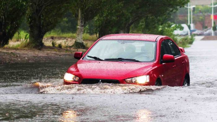 Insurance won't total flooded car