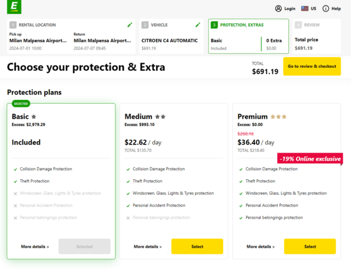 Rental car insurance in usa for foreigners