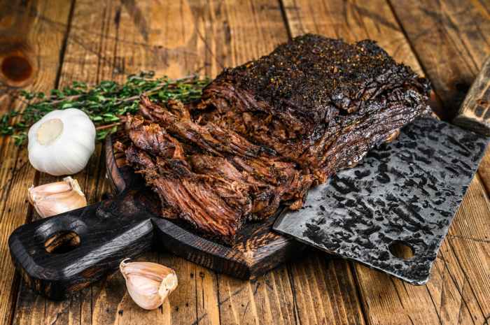 Brisket sides rub grill hrs bake mate refrigerate How long to cook a 10 pound brisket