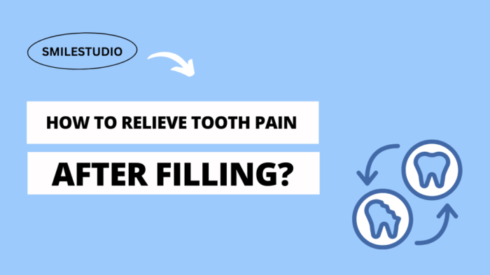 How to reduce tooth pain after filling