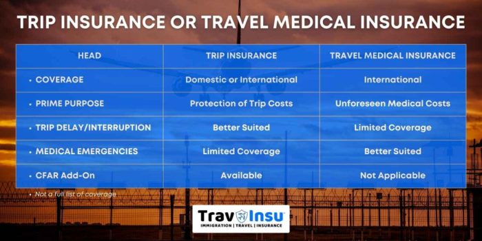 What to select for swiss care travel insurance