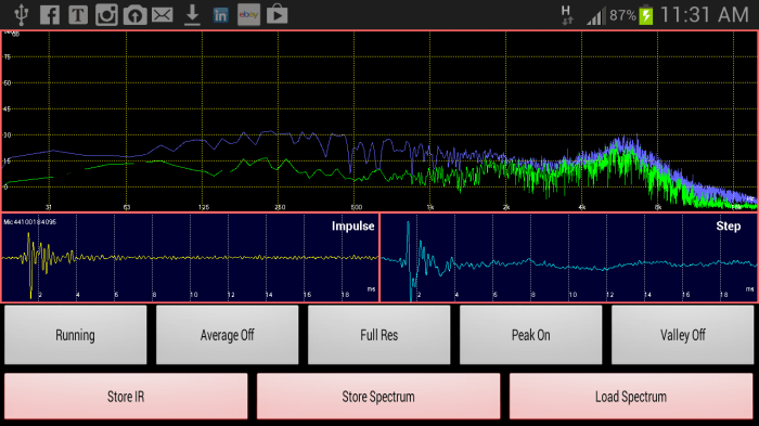 How to capture impulse response of software