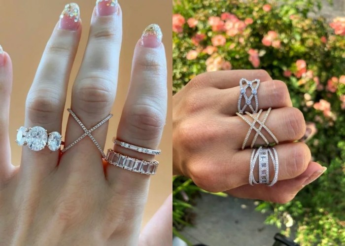 How to wear rings on multiple fingers