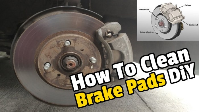How to clean oil off brake pads with lacquer thinner