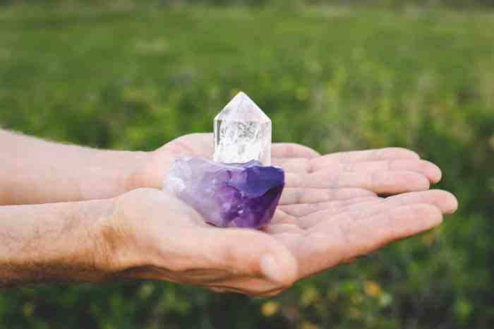 How to charge a crystal