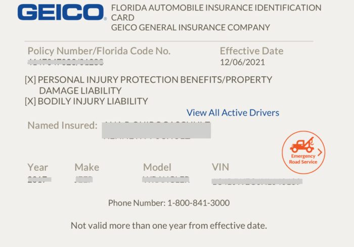 Car insurance by vin number