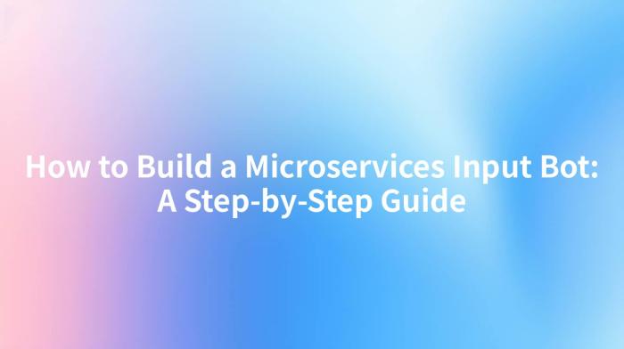 Microservices simplify build tibco blog minute reading time How to build microservices input bot
