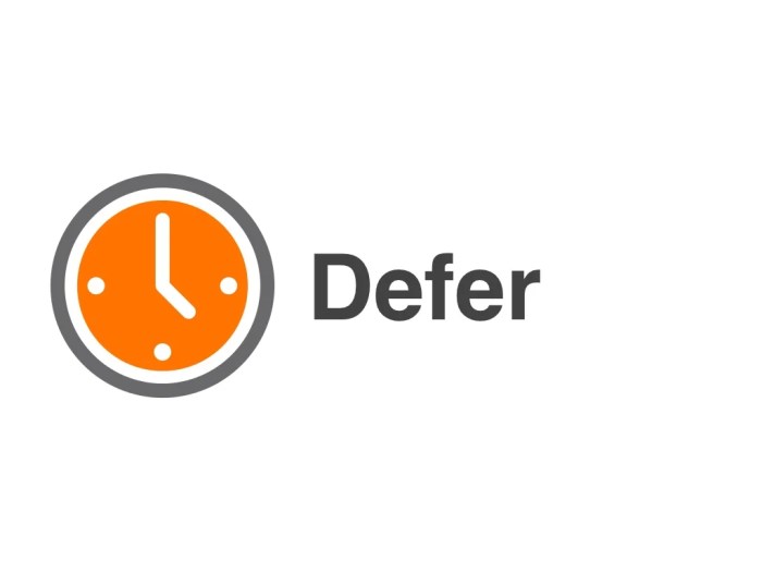 What is defer means in car insurance